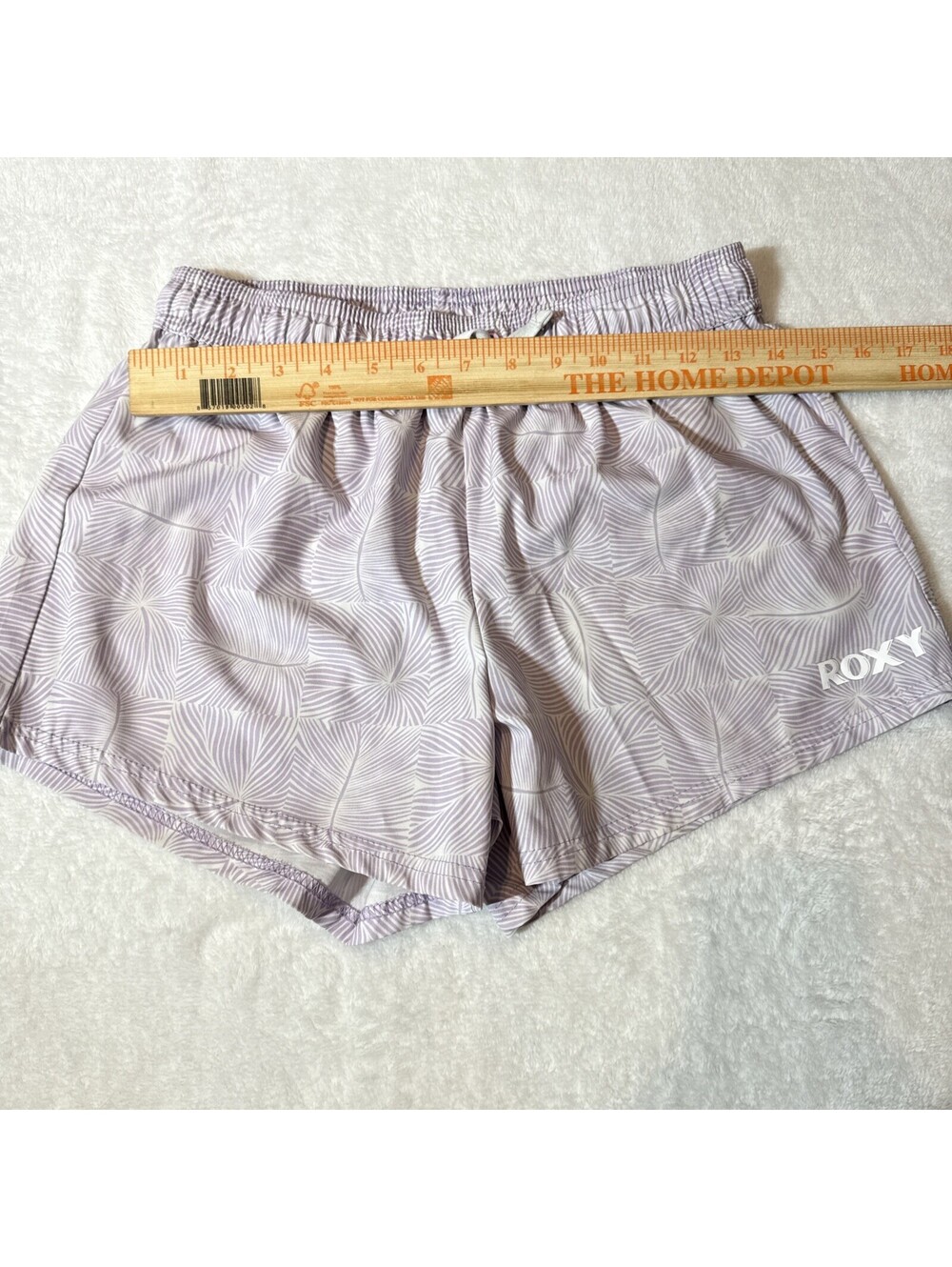 Roxy Girl Girls Swim Board Shorts 14/16 Purple (2149)